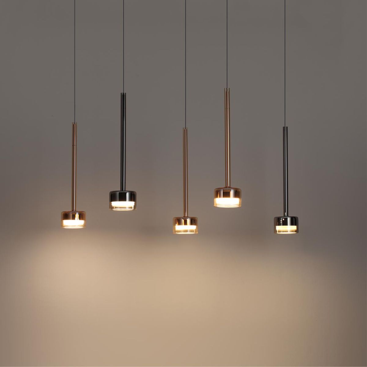 Подвесной светильник цилиндрический Odeon Light Hightech Laslo 7150/10L