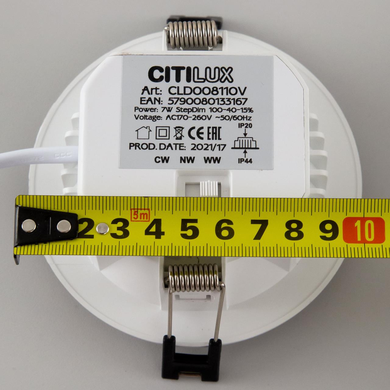 Встраиваемый светильник Citilux Акви CLD008110V в #REGION_NAME_DECLINE_PP#