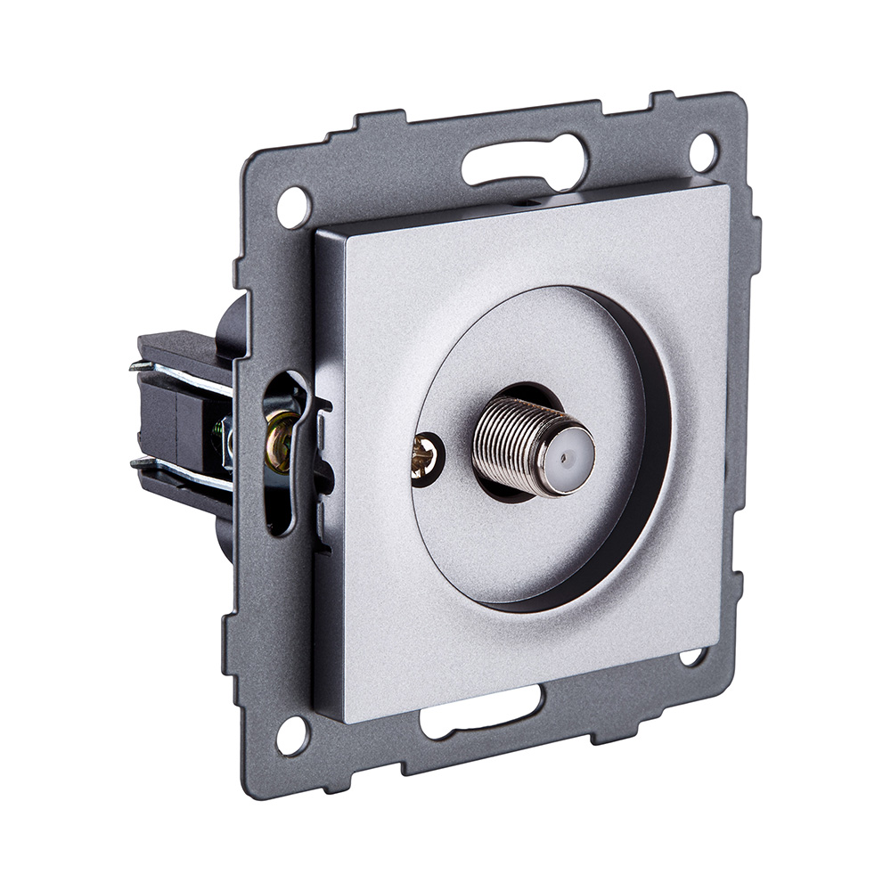 Розетка спутниковая SAT, серый Kollinger REA-020GY для Aspekt, Eleganz, Reflex