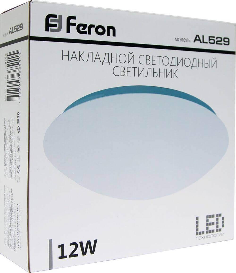 Настенно-потолочный светильник Feron AL529 28562