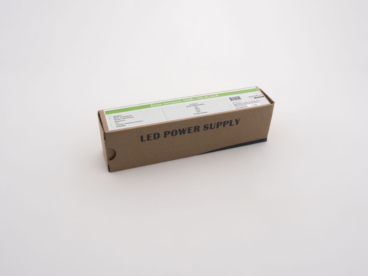 Блок питания LEDS POWER 150Вт 12В BLACK 003009