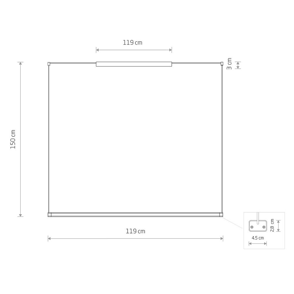 Подвесной светильник Nowodvorski Cl H Led Pro White 10524