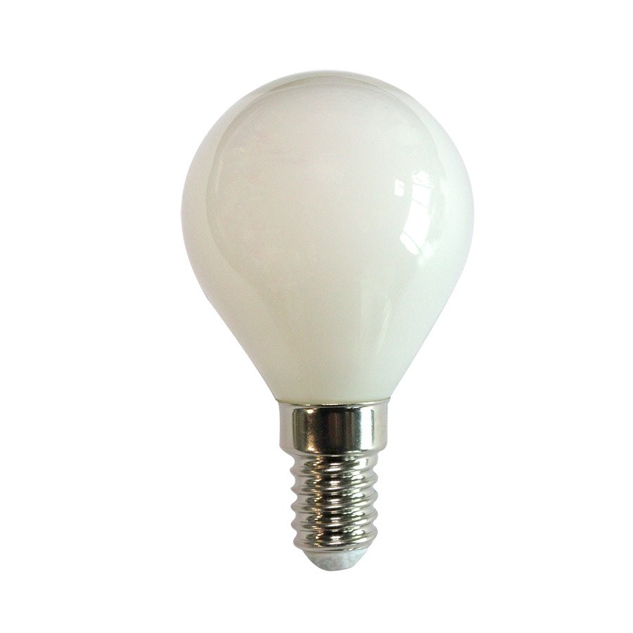 Лампа светодиодная филаментная Volpe ФиламентLED-G45-6W-3000K-E14-FR-SLF UL-00008314