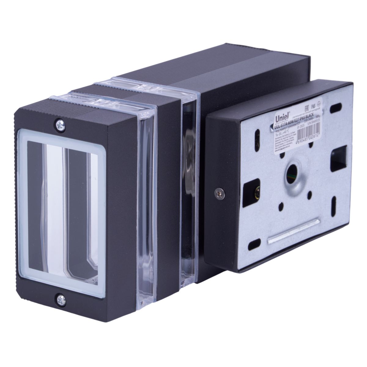 Уличный настенный светильник Uniel UL-00012918 UUL-S17A 60W/E27 IP65 BLACK