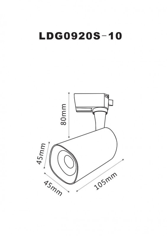 Светильник на шине ARTE Lamp A4561PL-1WH