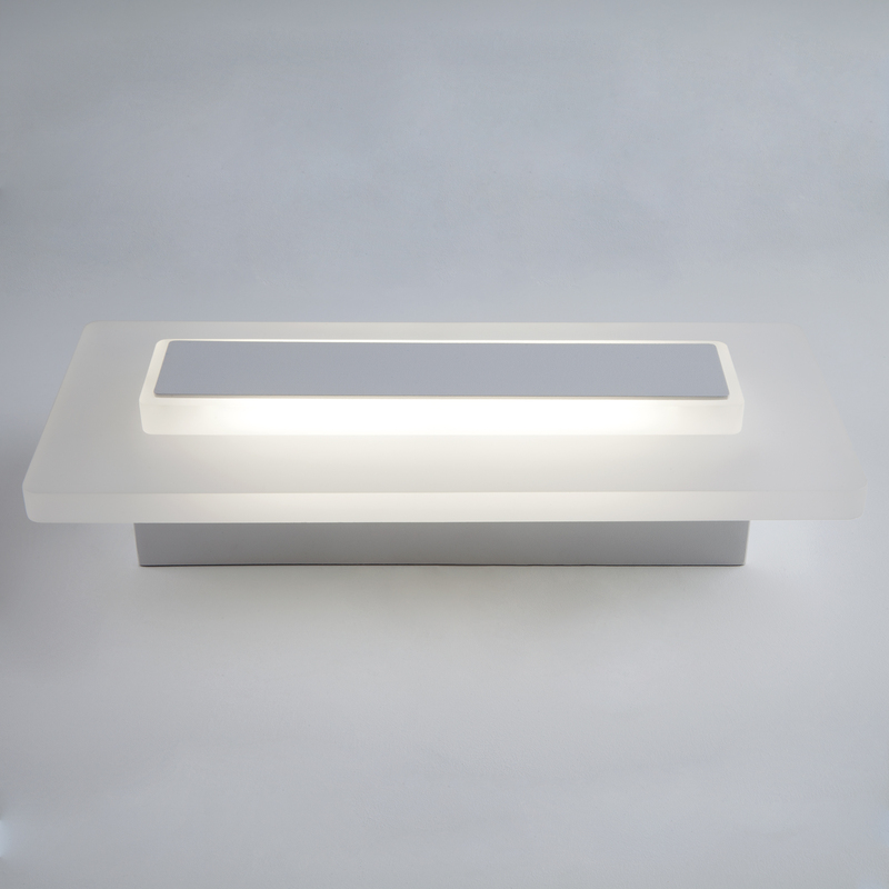 Настенный светодиодный светильник Eurosvet Square 40132/1 LED белый a040588