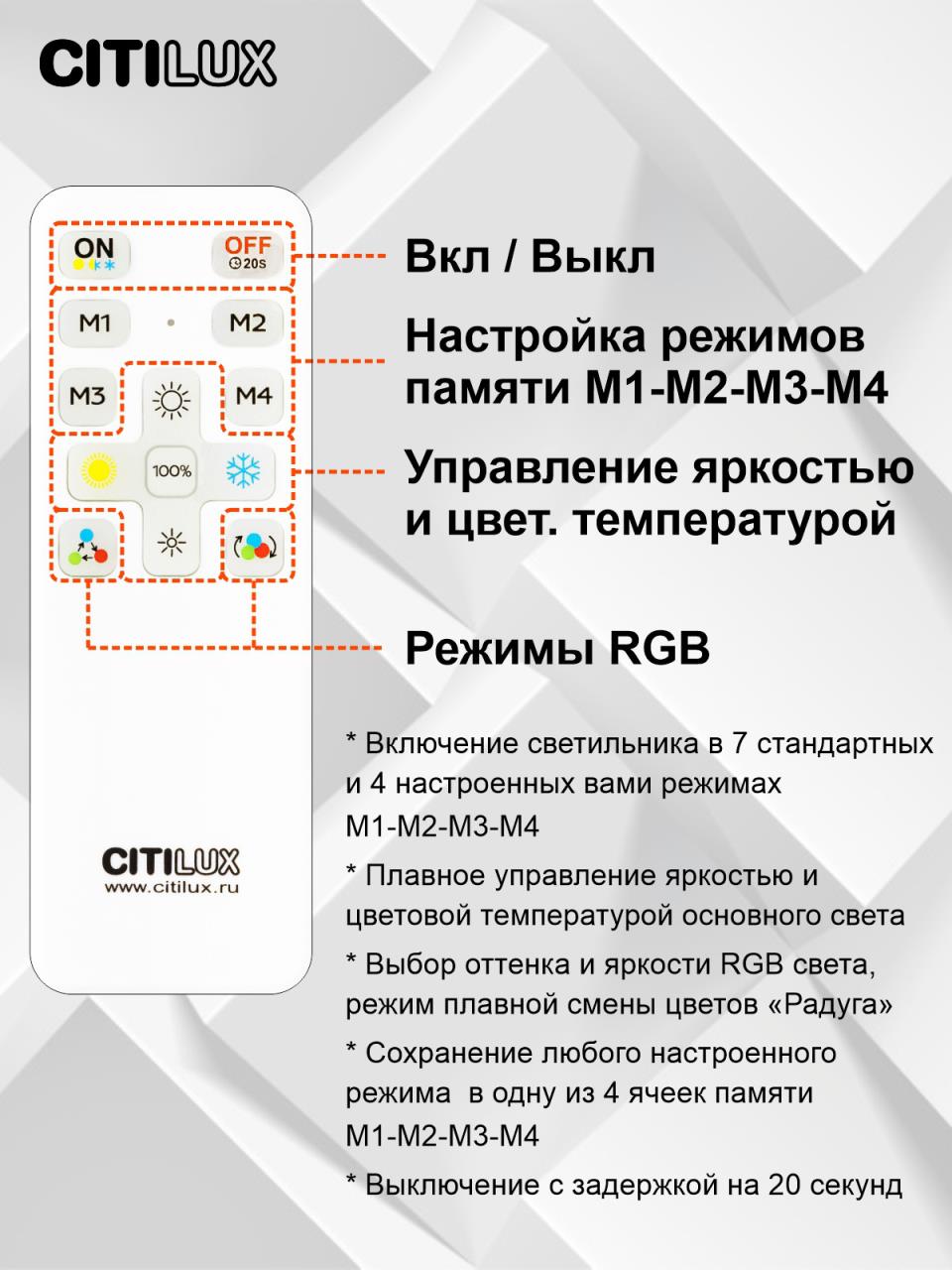 Потолочный светильник Citilux Астрон CL733900G в Москве