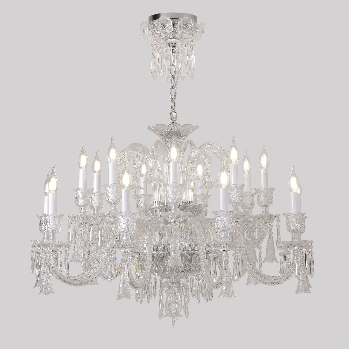 Подвесная люстра Crystal Lux VERSAILLES SP9+9 CHROME