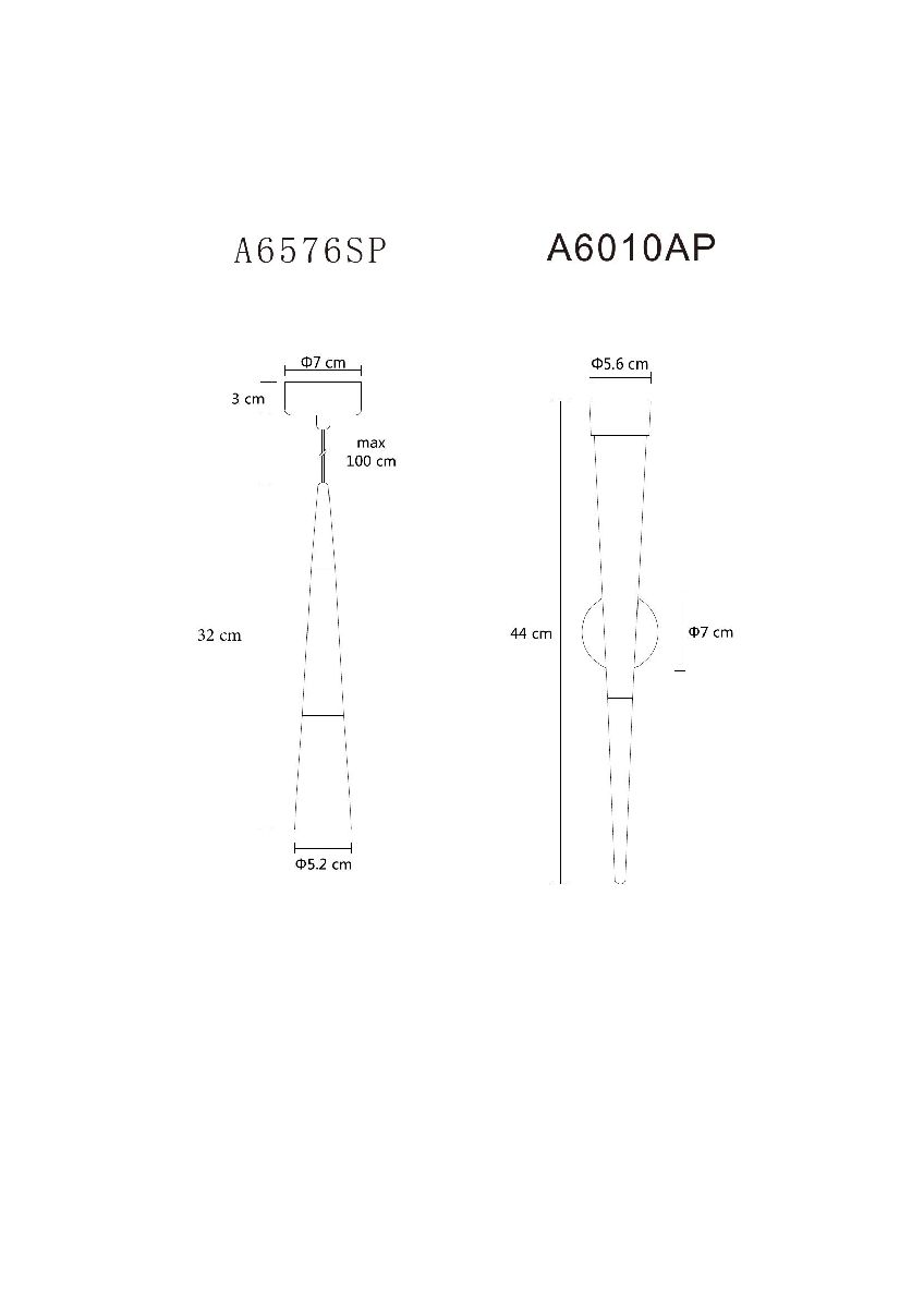 Подвесной светильник Arte Lamp Sabik A6576SP-1CC