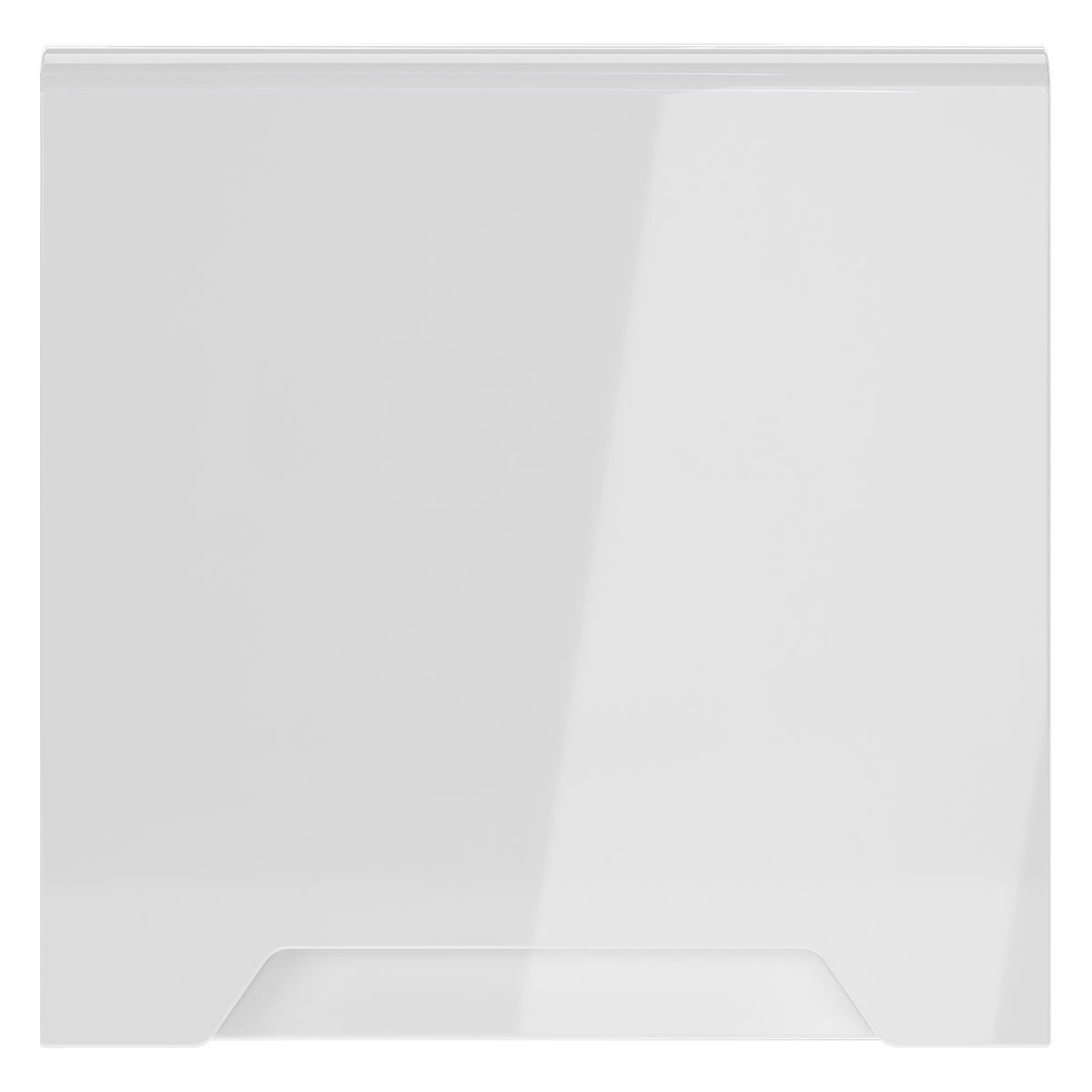 Накладка для розетки с заземлением, защитными шторками и крышкой Voltum S70 (белый глянцевый) VLS000801