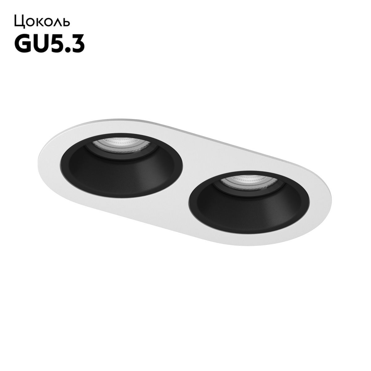 Встраиваемый светильник Lightstar Domino (214656+214607+214607+214007+214007) D6560707BMOD