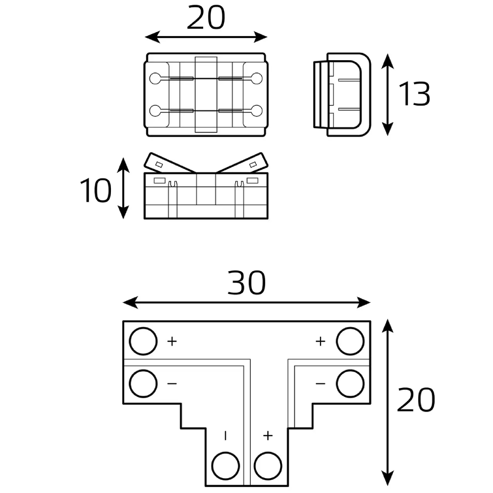 Набор коннекторов Gauss Basic BT400