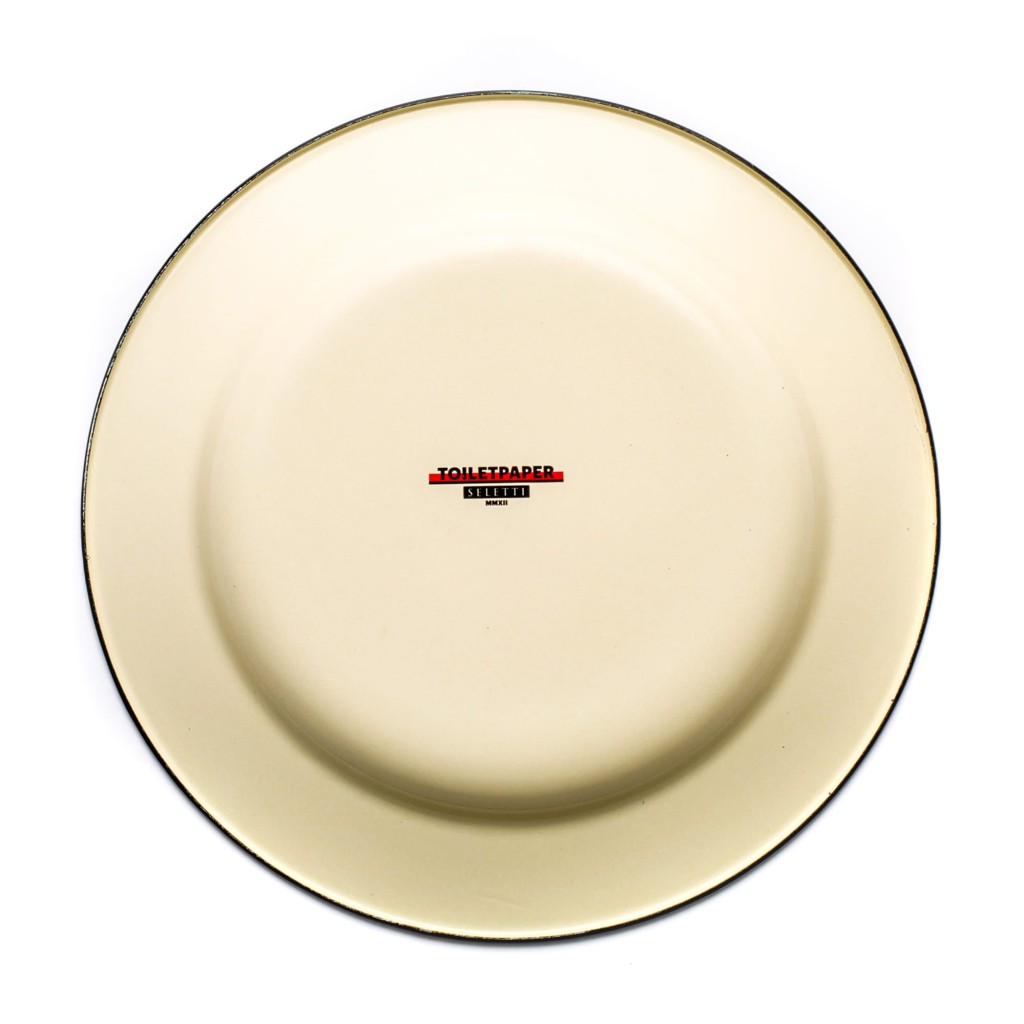 Тарелка I love u Seletti Toiletpaper Enamel 16837