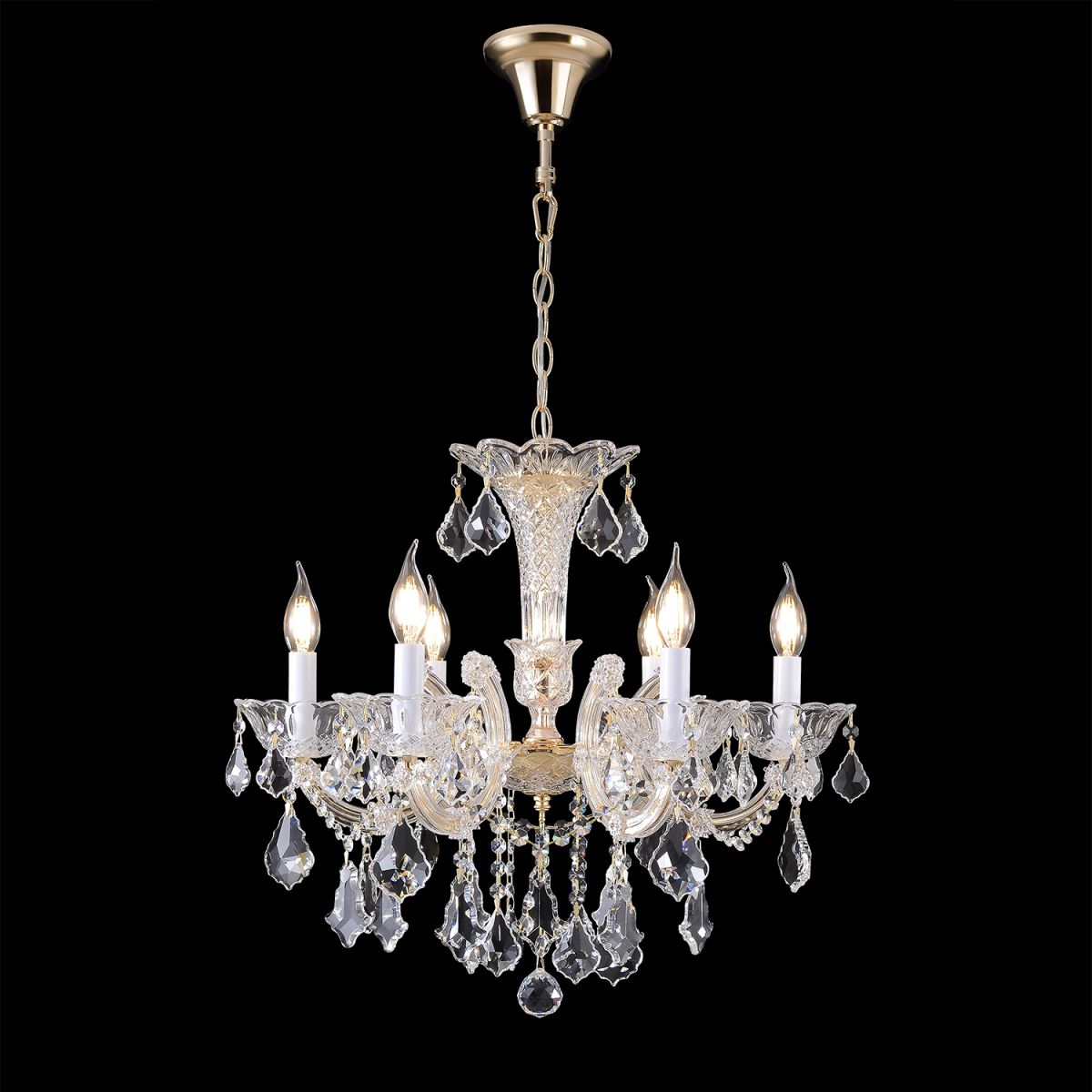 Подвесная люстра Crystal Lux CRISTELLE SP6 GOLD