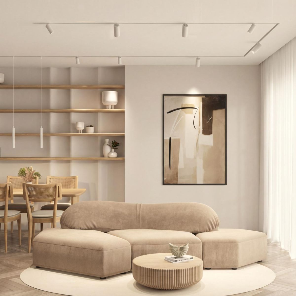 Трековый однофазный светильник Denkirs Simple Spot DK8120-WH