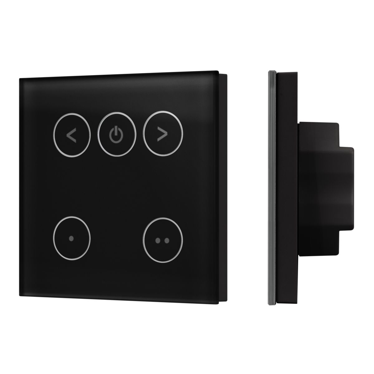 Сенсорная панель Arlight SMART-TRIAC-601-11 Черная (230V, 1.5A, TUYA Wi-Fi, 2.4G) (IARL, IP20 Пластик) 065261