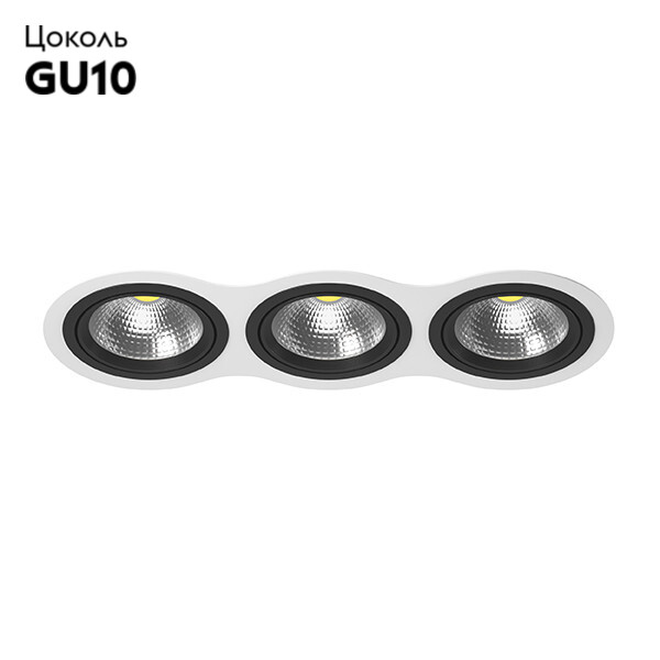 Встраиваемый светильник Lightstar INTERO 111 i936070707 (217936+217907+217907+217907)