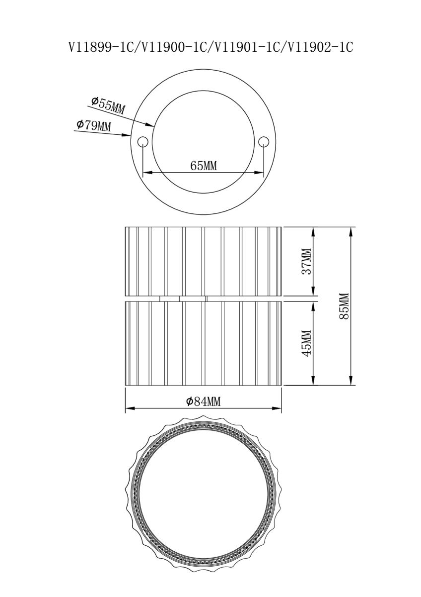 Спот Moderli Cora V11899-1C в #REGION_NAME_DECLINE_PP#