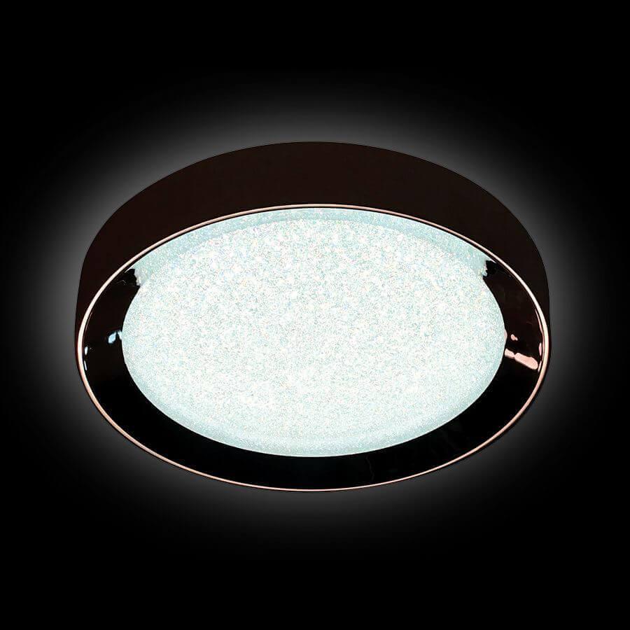 Потолочный светодиодный светильник Ambrella Light Orbital Crystal F95 CH/CL 72W D600
