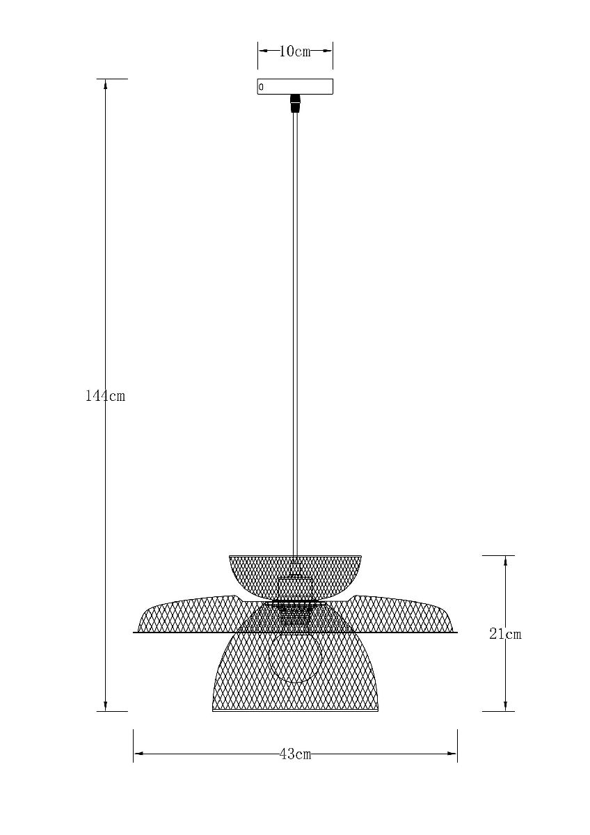 Подвесной светильник Arte Lamp Castello A7067SP-1BK