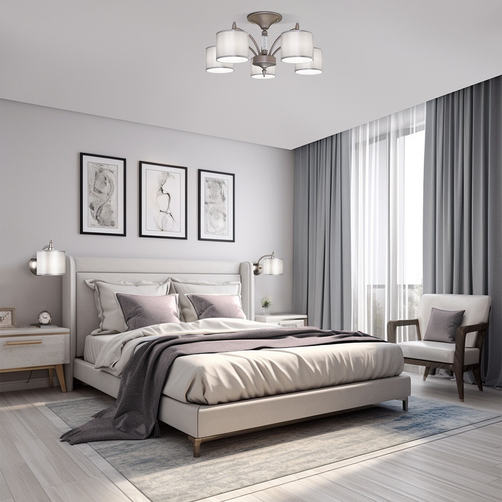 Бра Eurosvet Adagio 60080/1 сатин-никель