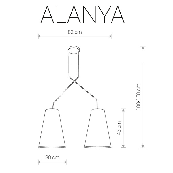 Подвесной светильник Nowodvorski Alanya 9373
