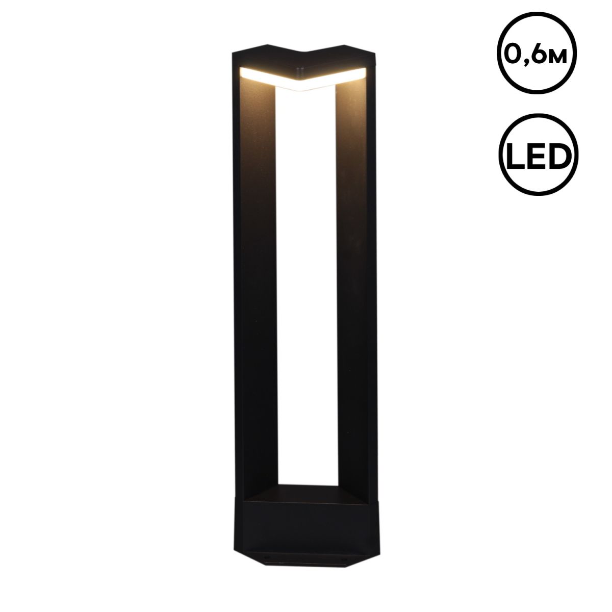 Ландшафтный светильник Reluce 09980-0.7-001JH 0.6M LED12W BK RLOS УЦ
