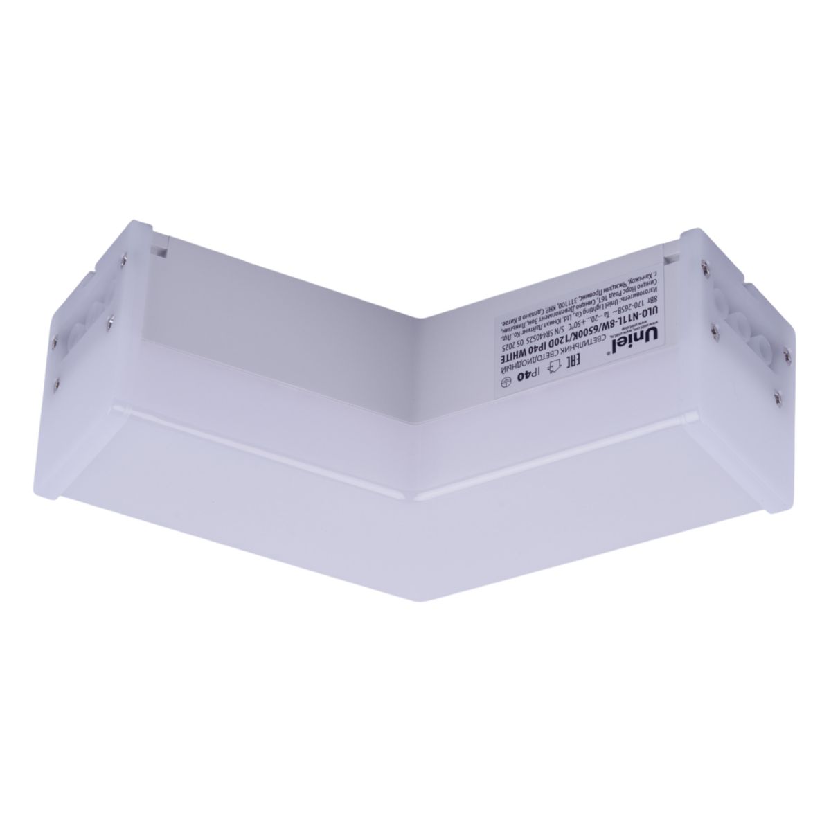 Модульный светильник L-образный Uniel ULO-N11L-8W/6500K/120D IP40 WHITE UL-00013276