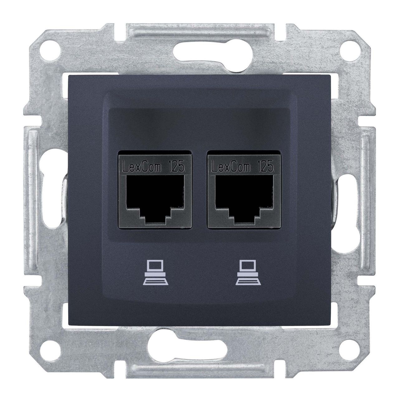 

Розетка компьютерная 2хRJ45 Schneider Electric Sedna UTP SDN4400170