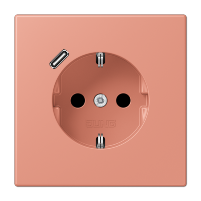 Розетка 2K+З USB Typ C Jung LC1520-18C233