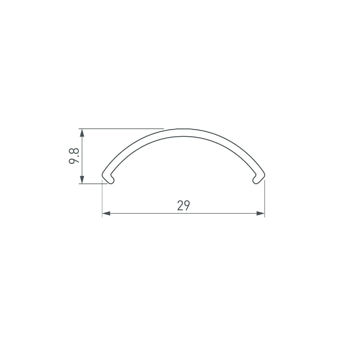 Экран Arlight ROUND-D36-360-2500 BLACK OPAL 050764