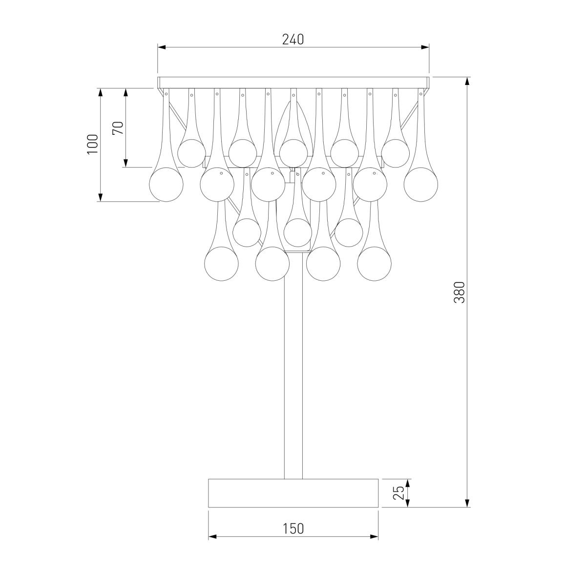 Настольная лампа Bogate's Gutta 01126/1 a068864