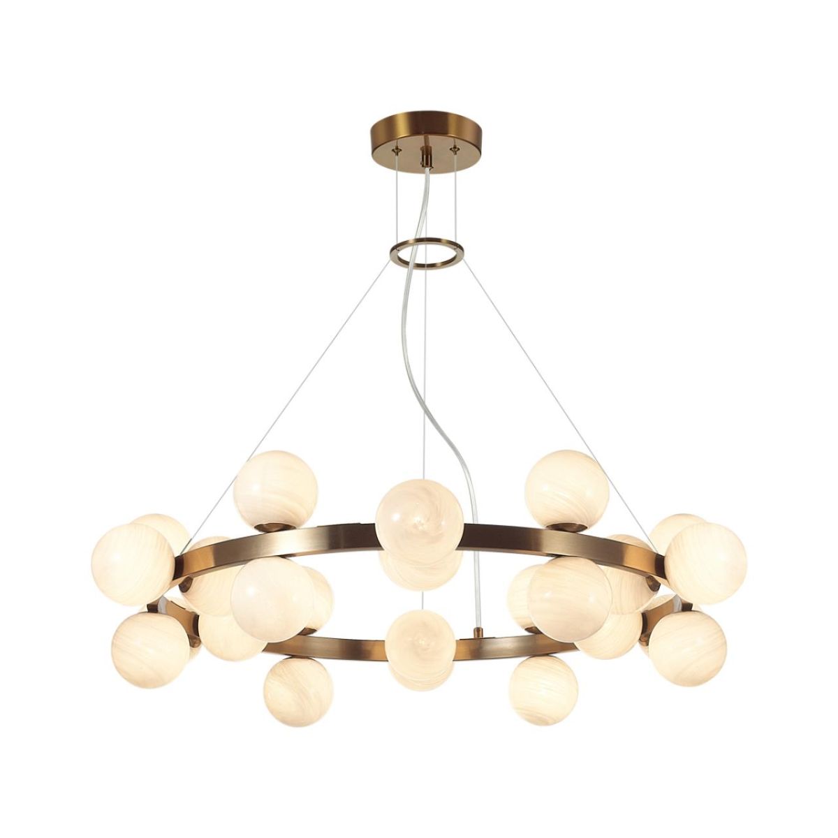 Подвесной светильник в виде шариков Odeon Light Midcent Magia 7109/24