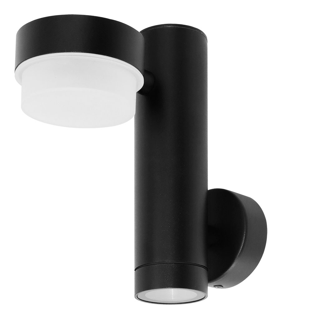 Уличный настенный светильник Arte Lamp Budapest A2362AL-2BK