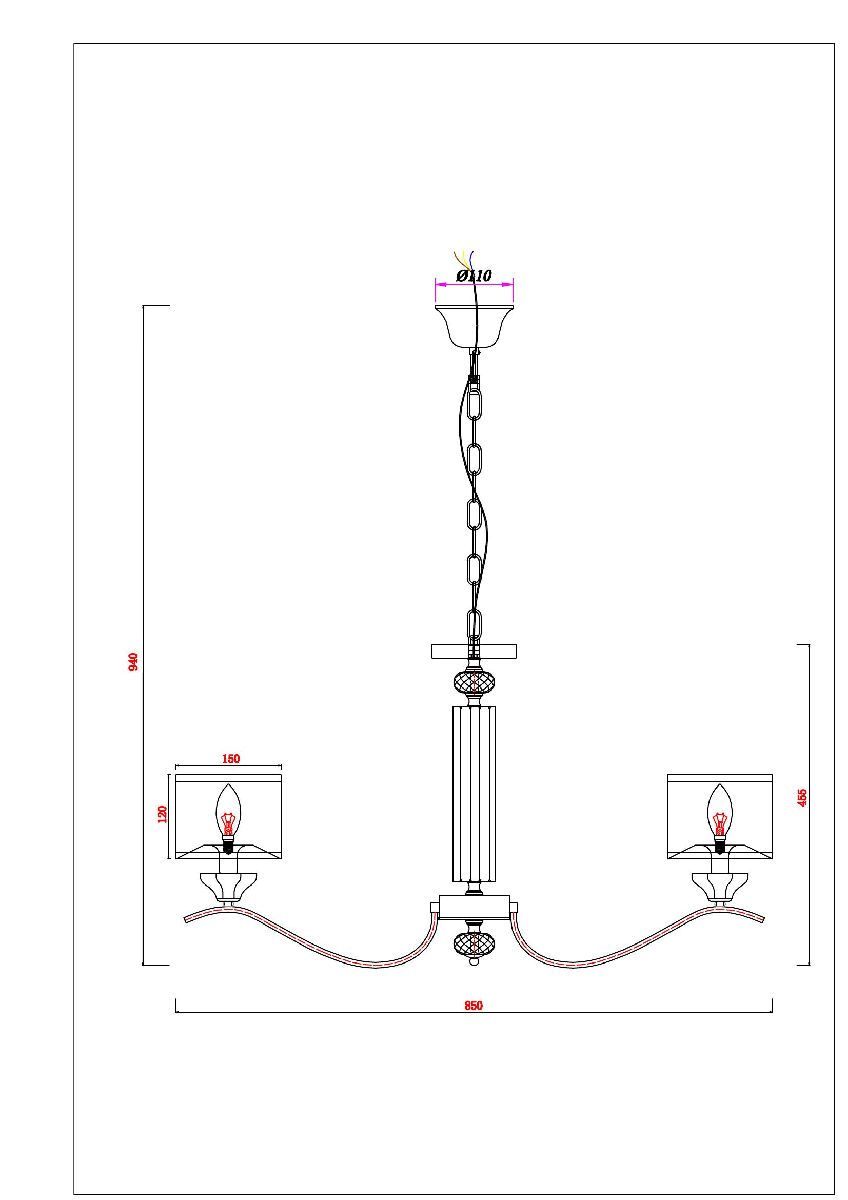 Подвесная люстра Arte Lamp Alhena A4091LM-8CC