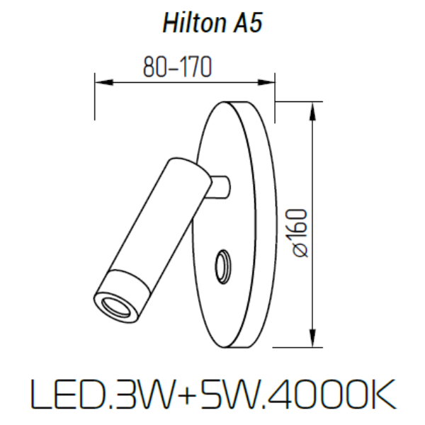 Спот TopDecor Hilton A5 12