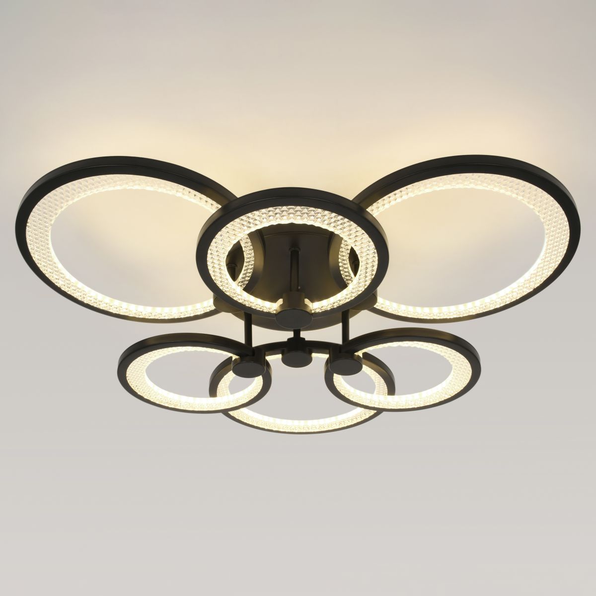 Потолочный светильник Эра Модерн Odry CLL-1-117W 3K-6,5K RC BK