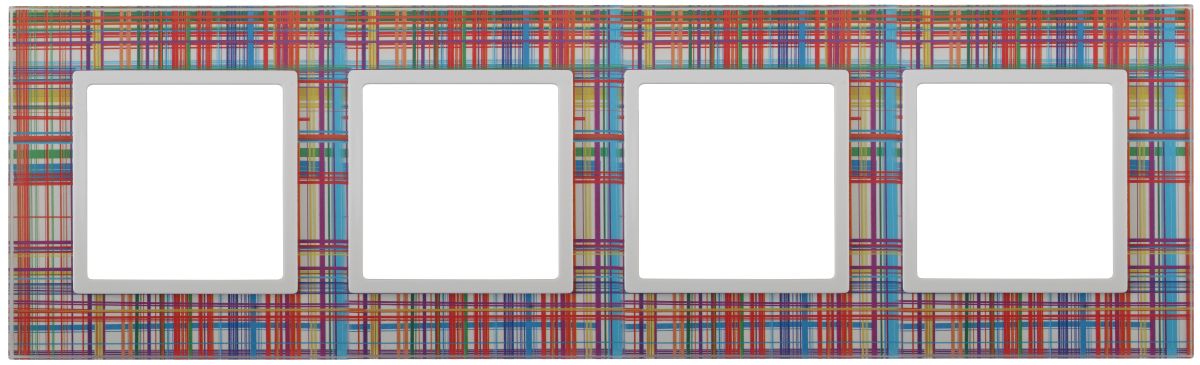 Рамка на 4 поста Эра Elegance 14-5104-00