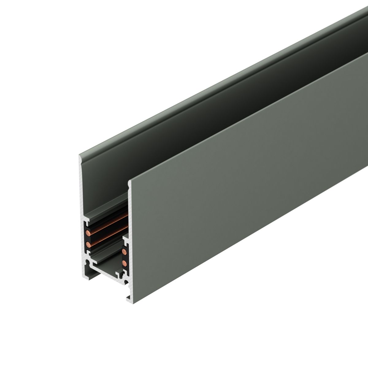 Шинопровод магнитный накладной Arlight MAG-ORIENT-COLOR-TRACK-2652-2000 (RAL7009) (IP20 Металл) 065748