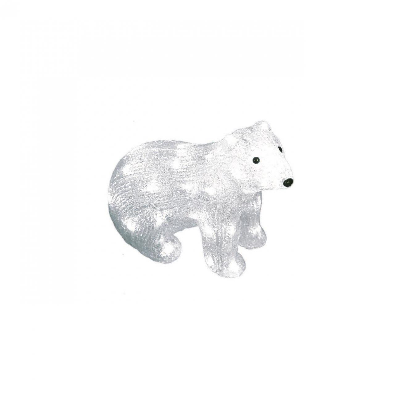 Фигурка светодиодная «Белый медведь» 23x36,5см (07954) Uniel ULD-M3423-040/STA в #REGION_NAME_DECLINE_PP#