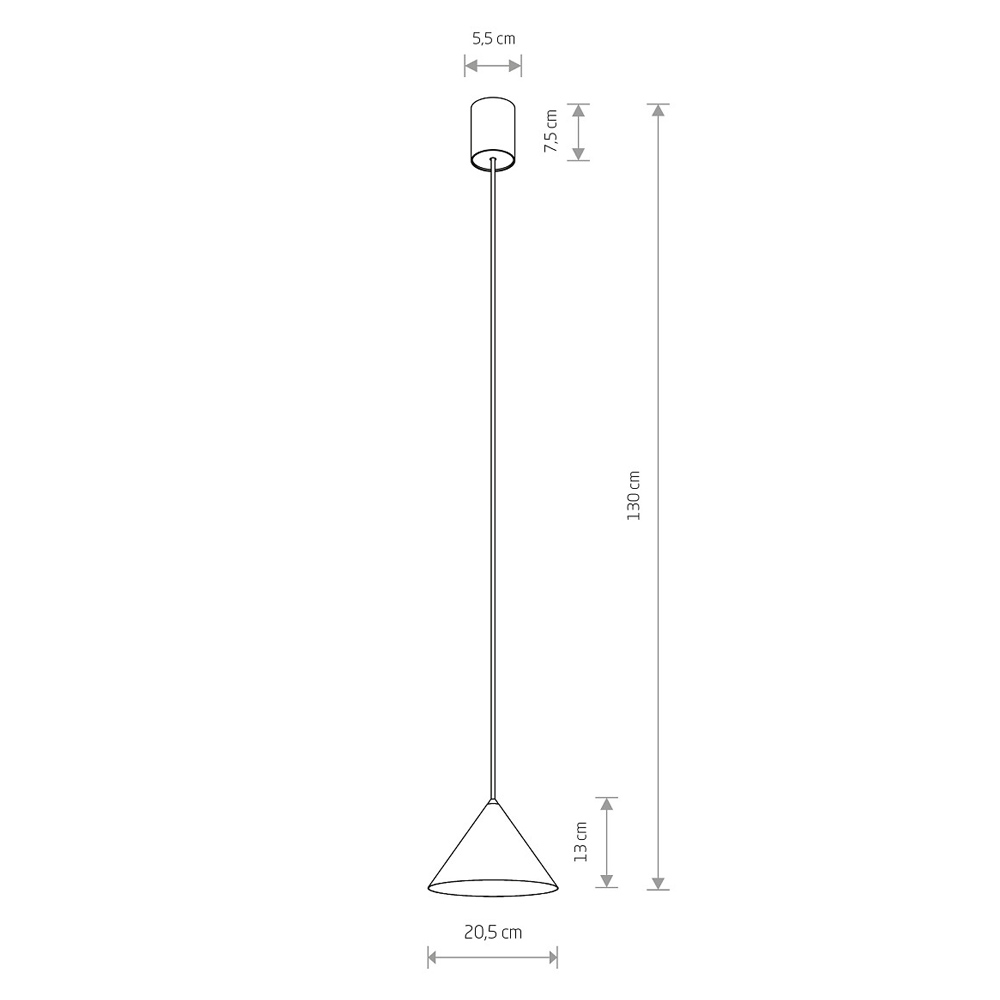 Подвесной светильник Nowodvorski Zenith S Gray 10880