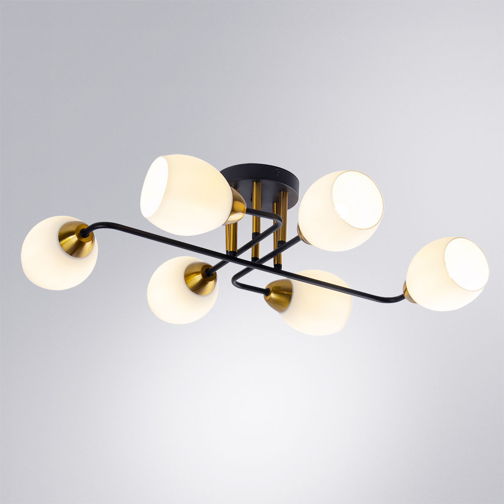 Потолочная люстра Arte Lamp Andrea A8141PL-6BK