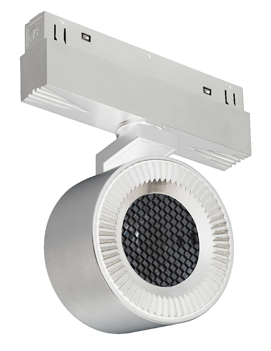 Трековый магнитный светильник iLedex Vision 4822-010-D82-12W-38DG-4000K WH (WALL WASHER)