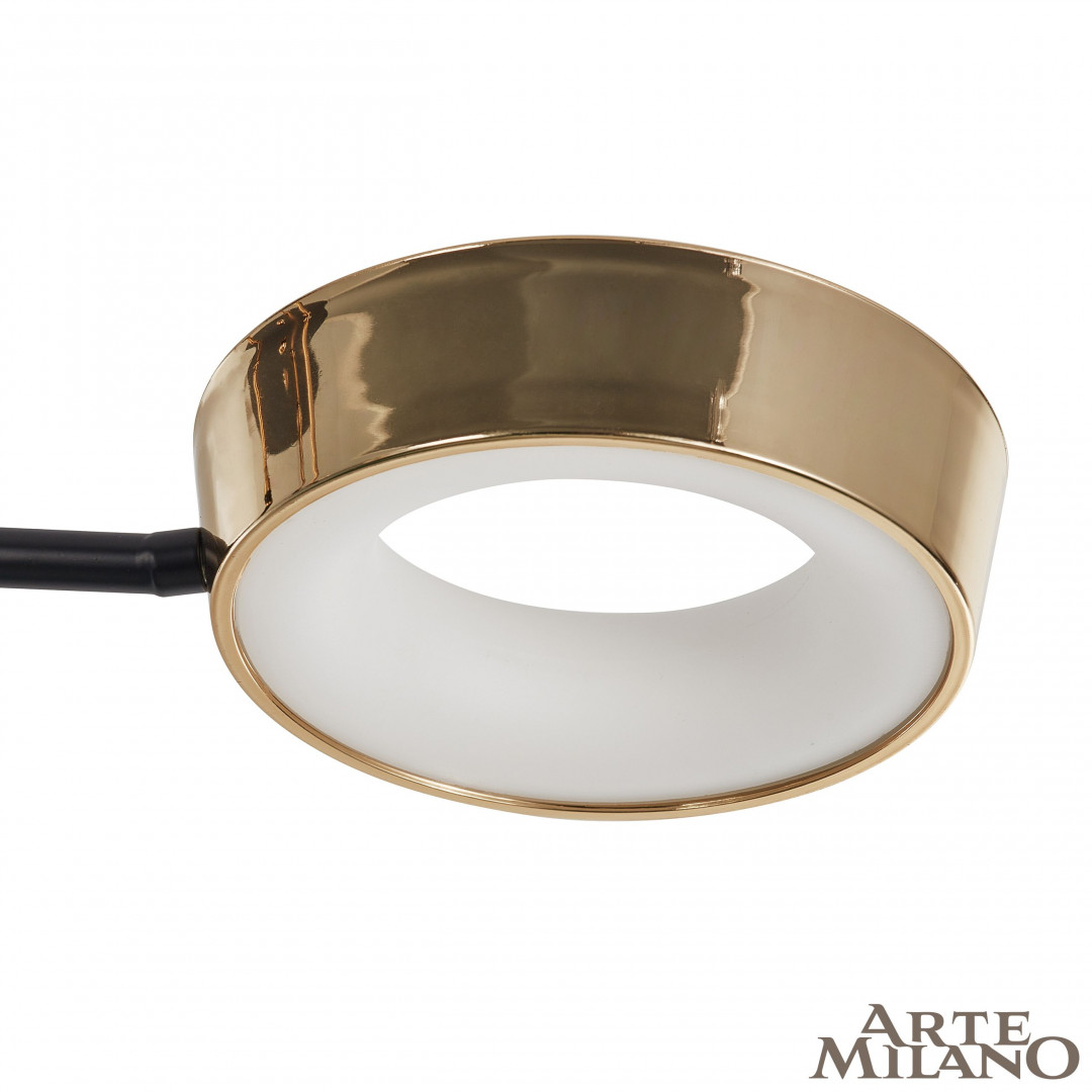 Потолочный светильник Arte Milano Ferrara 273299/6 BK/GD