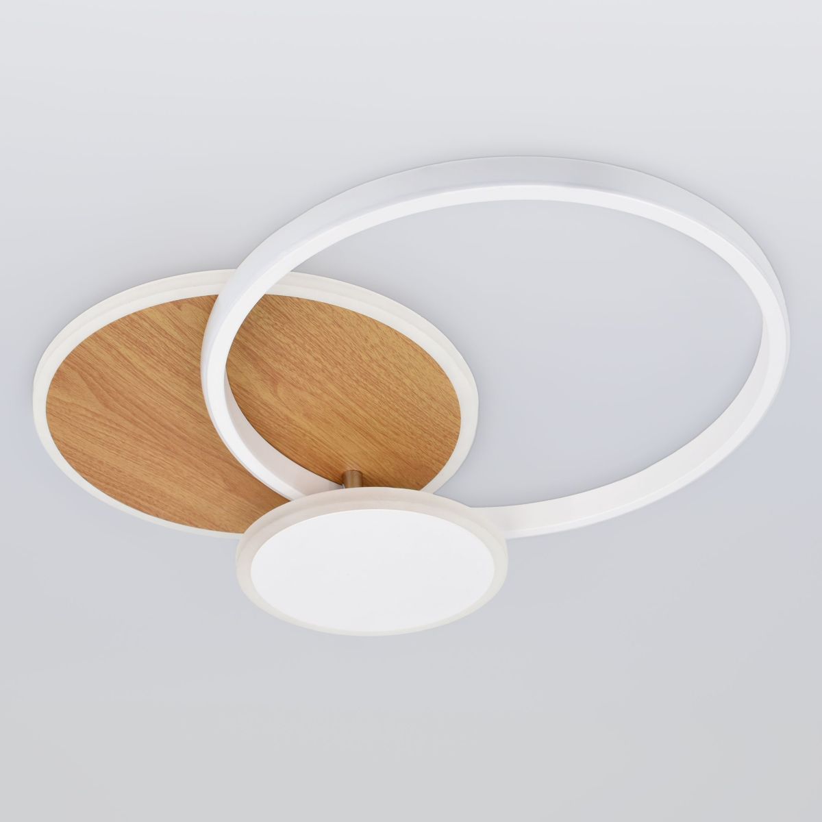 Потолочный светильник Эра Модерн City CLL-1-60-RC WH+Wood