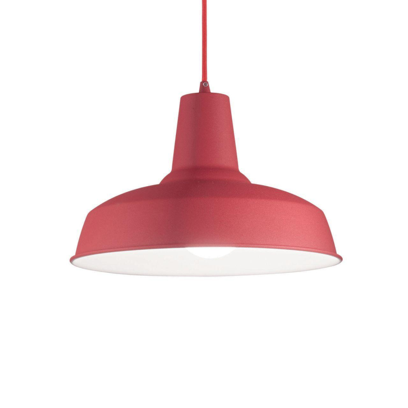Подвесной светильник Ideal Lux Moby SP1 Rosso 152769