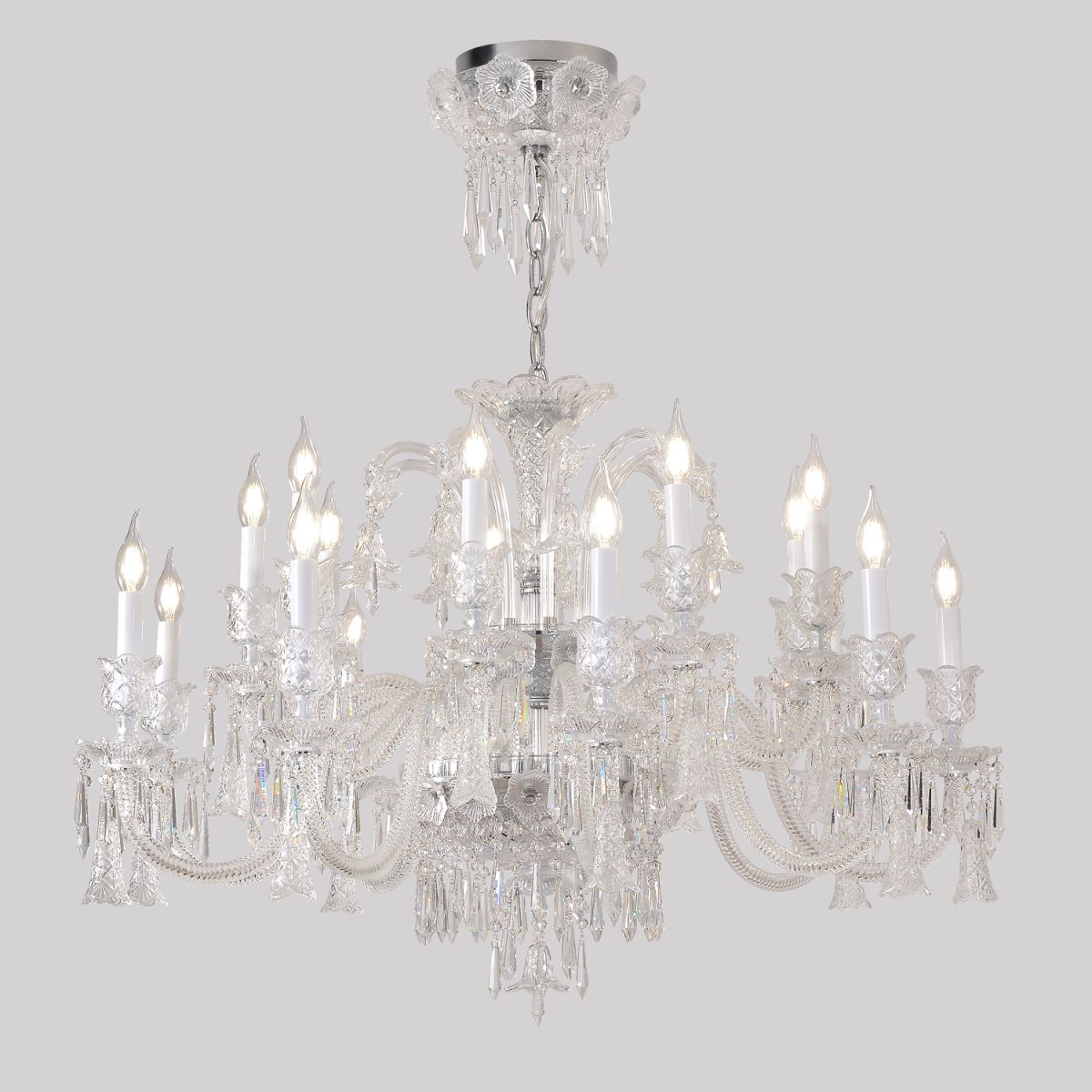 Подвесная люстра Crystal Lux VERSAILLES SP9+9 CHROME