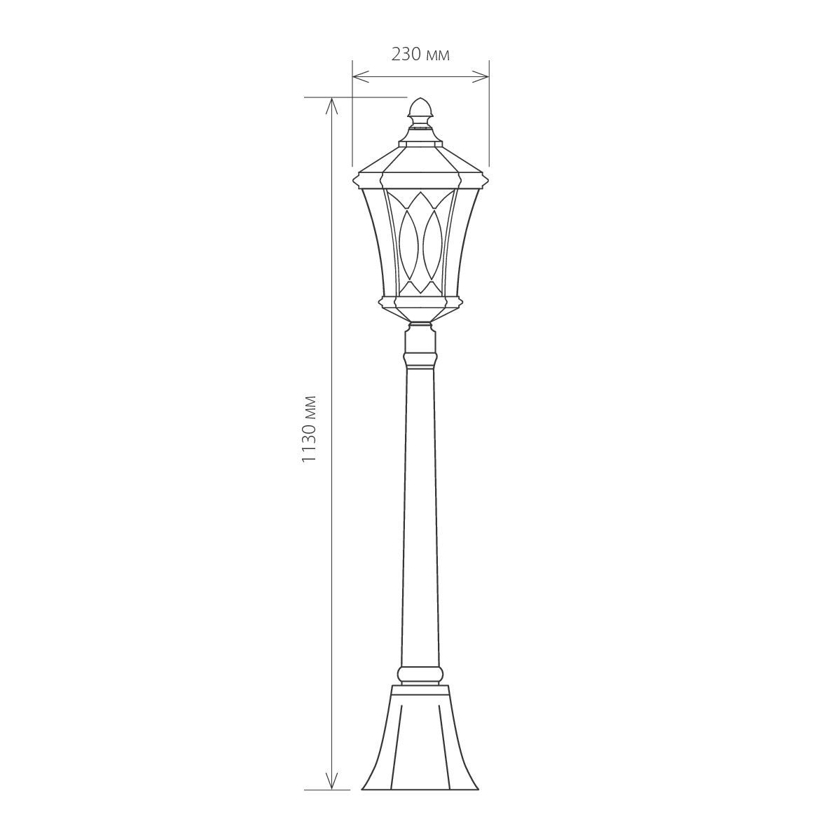 Уличный светильник Elektrostandard GLXT-1450F Virgo F капучино 4690389065378 a031924