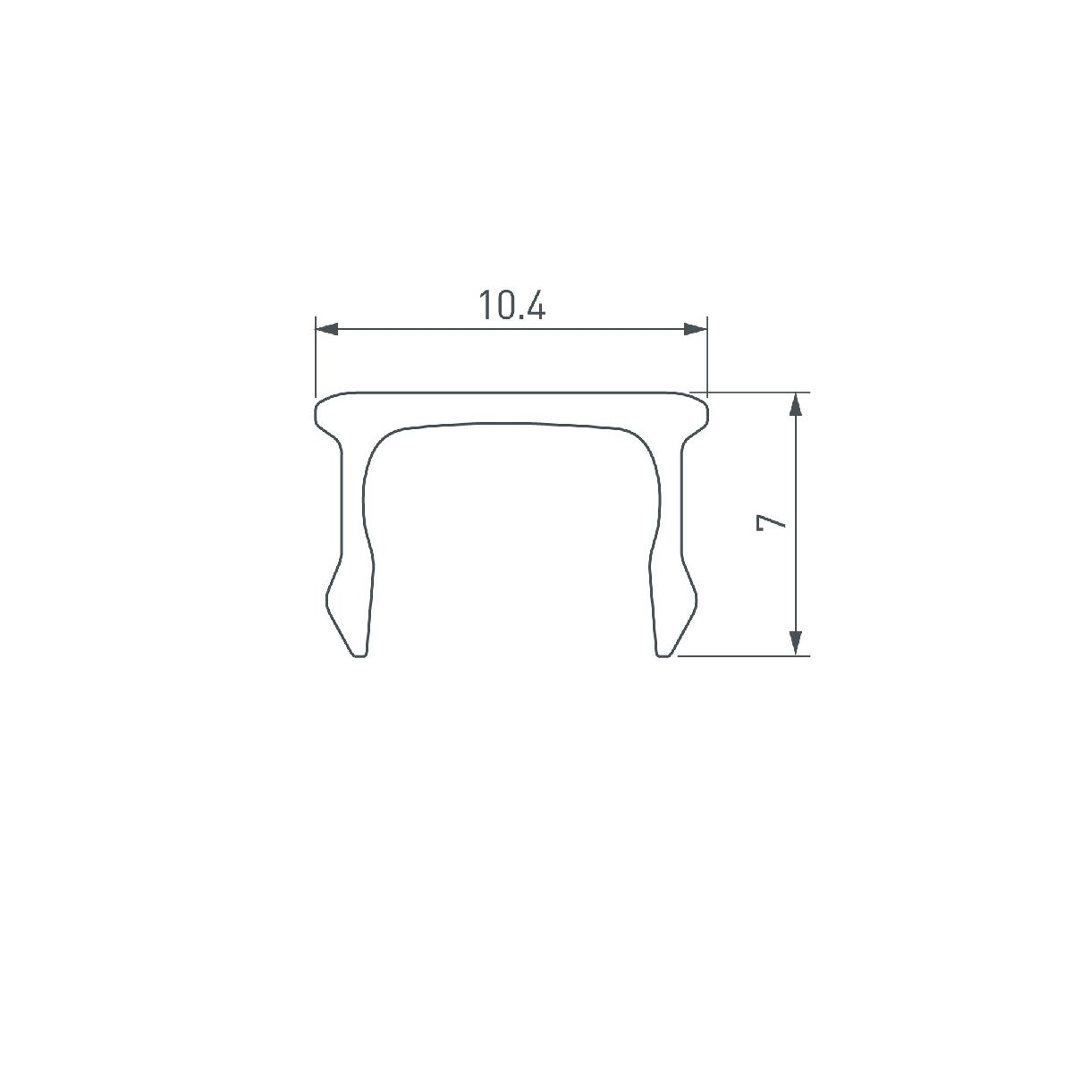 Экран Arlight ARH-PLINTUS-FANTOM-3000 Opal 043128