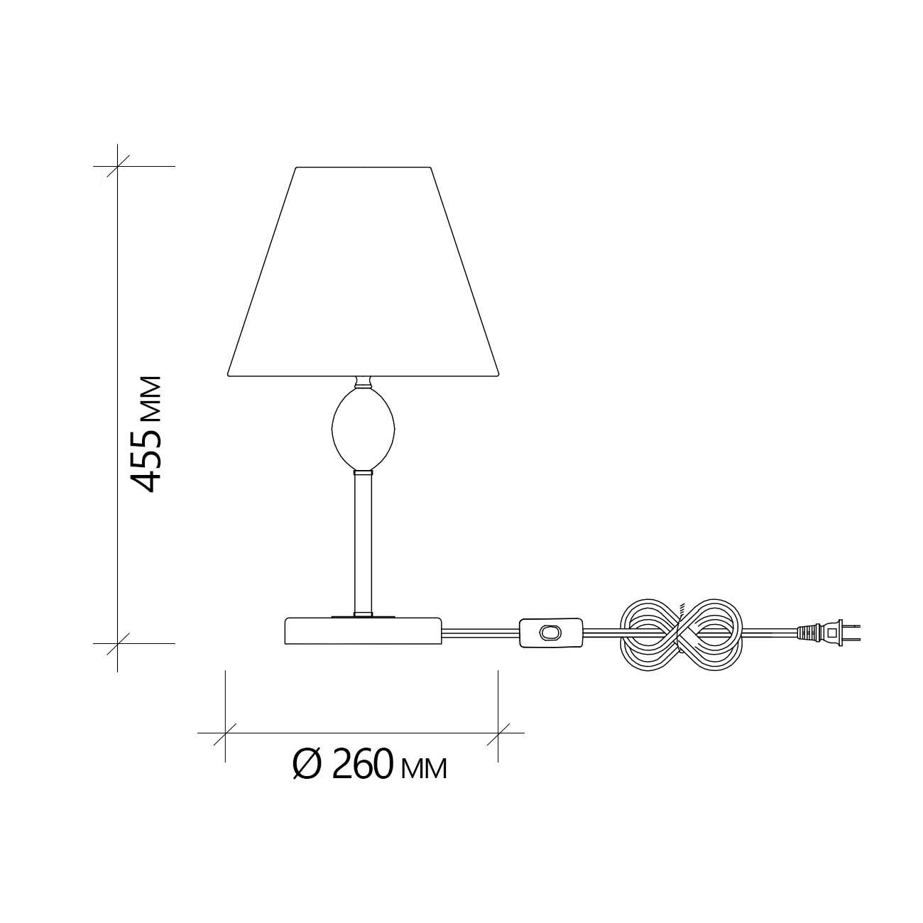 Настольная лампа Escada Elegy 2106/1